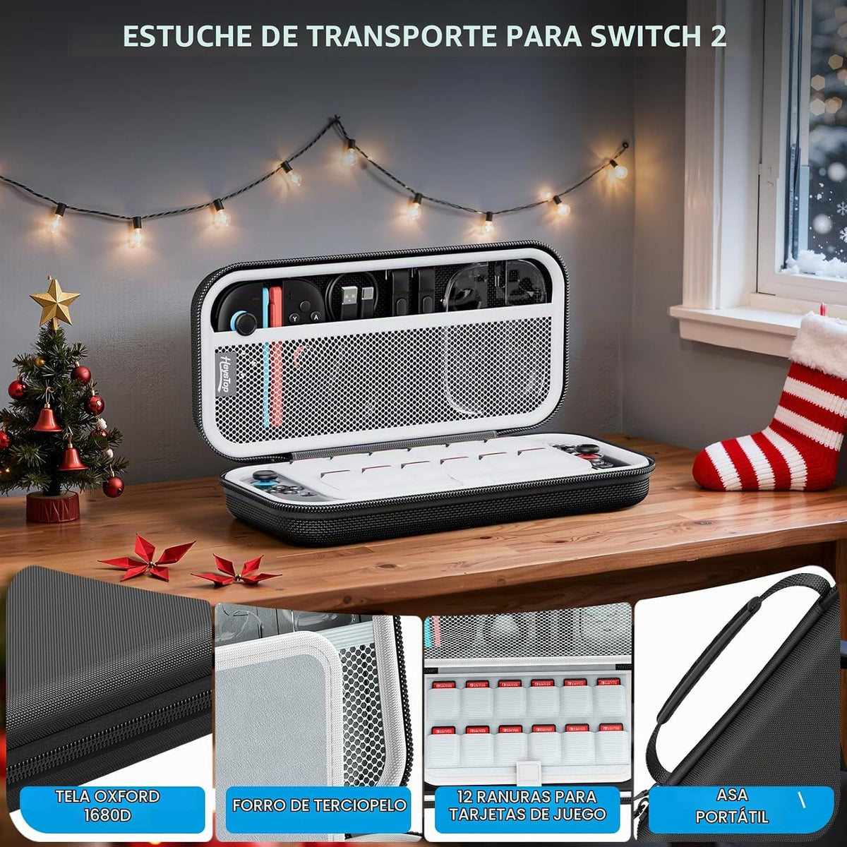 HEYSTOP Paquete de accesorios para Switch 2, set 10 en 1 para adolescentes