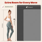 Colchoneta de Yoga Grande, 6' x 4' / 6' x 3' x 6 mm / 8 mm / 12 mm de espesor para entrenamiento