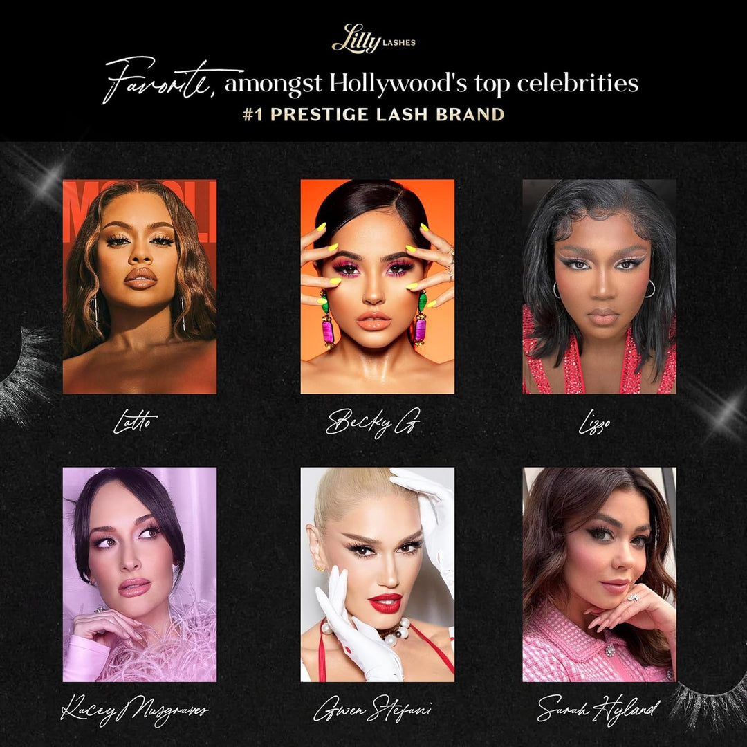 Lilly Lashes - Pestañas postizas de visón sintético 3D de Miami, pe...