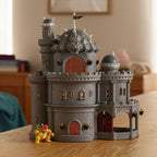 The Super Mario Galaxy Movie – Juego de castillo Bowser de 3 pisos de lujo de 12 pulgadas con figura de Bowser de 1.5 pulgadas, piano, árbol bonsái, pinturas activadas por calor y mucho más