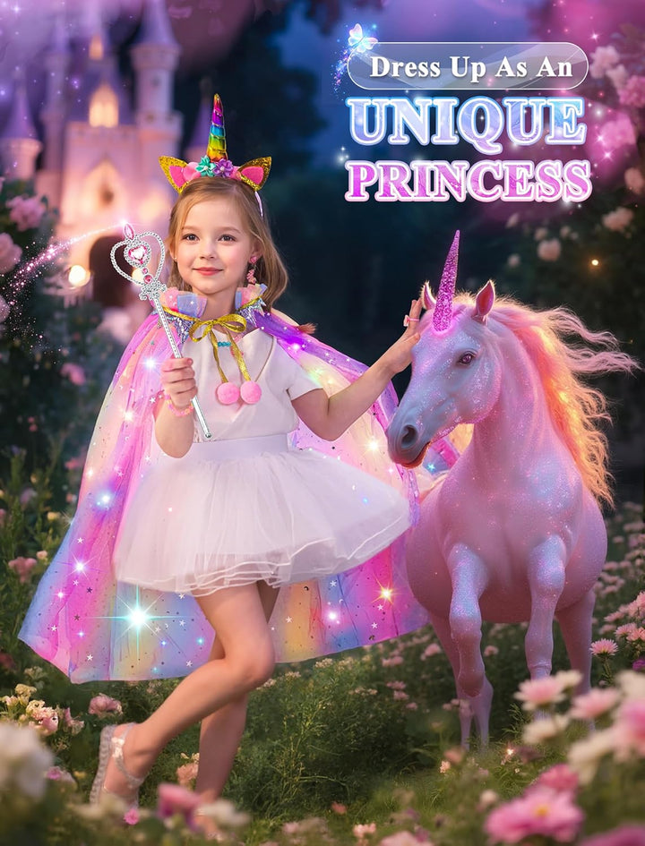 SOLIEHOO Juguetes de unicornio para niñas de 4 a 6 años, regalos de...