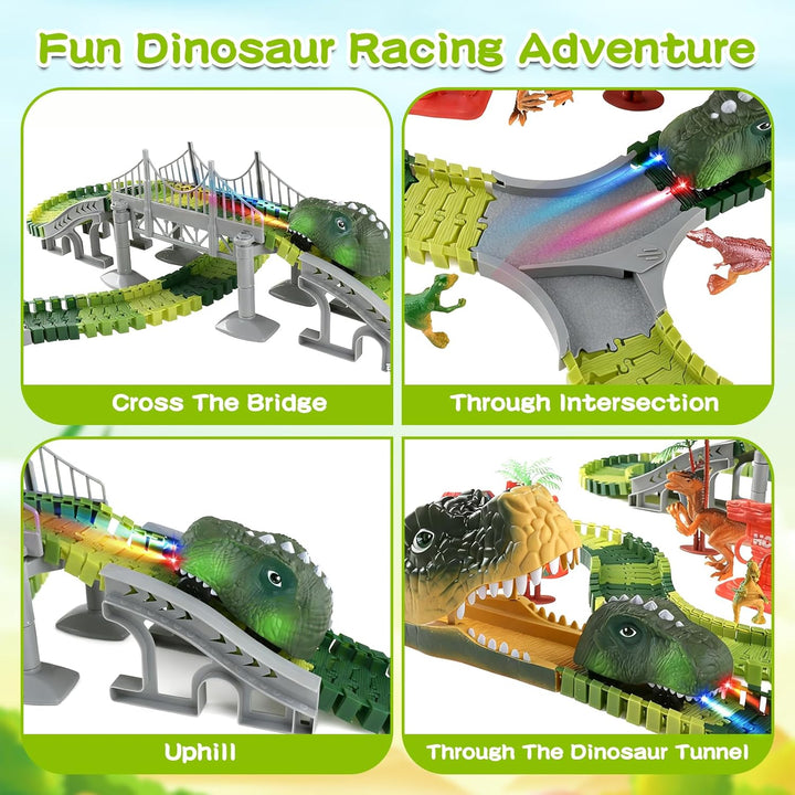 Juguetes de dinosaurio para niños de 3 a 5 años crea un
