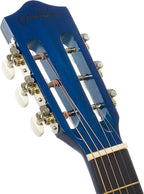 Ashthorpe Guitarra acústica para niños de 30 pulgadas (azul), kit de inicio para principiantes con bolsa de concierto, cuerdas adicionales, correa, púas y lecciones