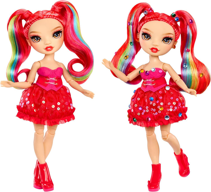Rainbow High Muñecas de moda deslumbrantes - Vivienne Rouge (Rojo)...