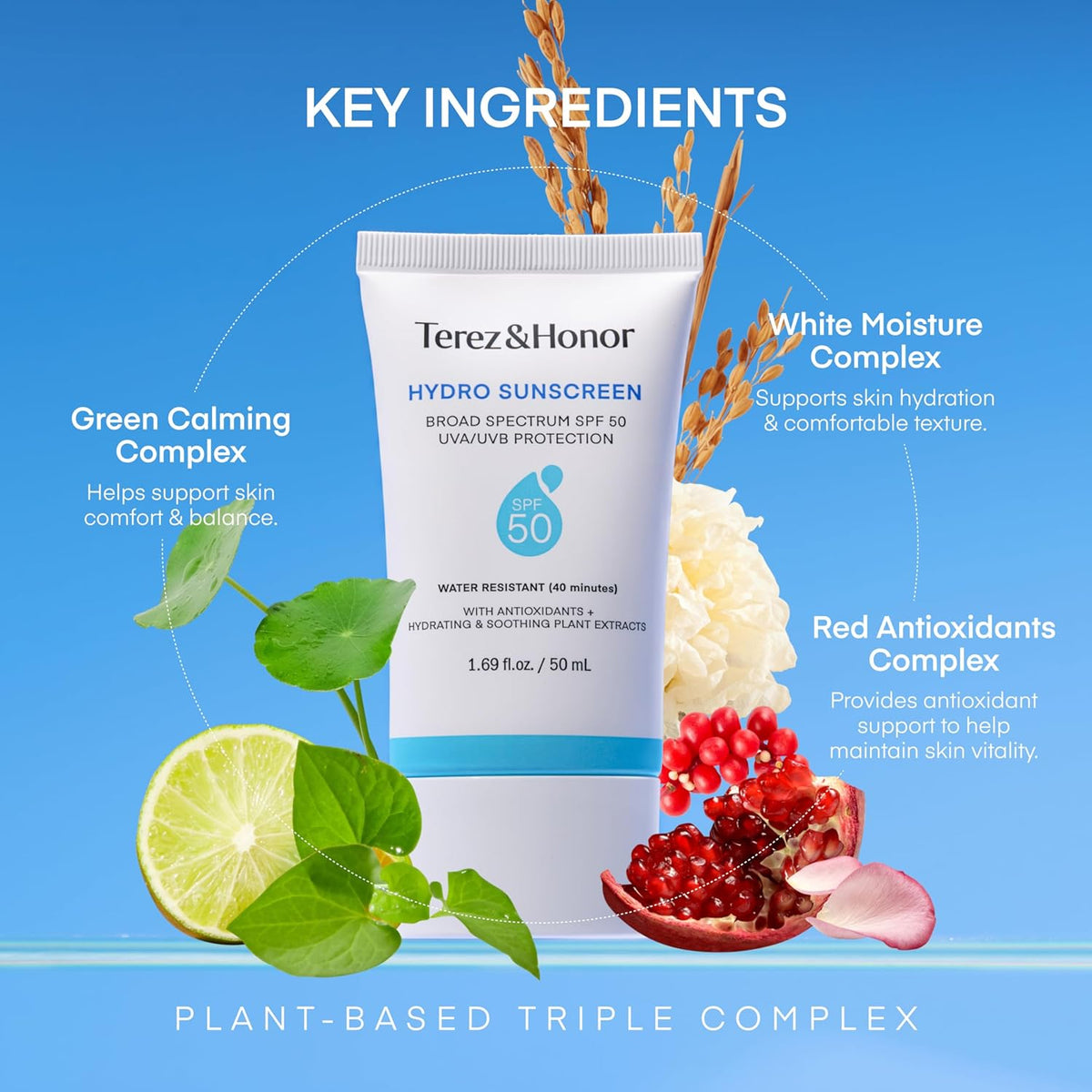 TEREZ &amp; HONOR Kit de crema facial y protector solar para hombre...