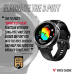Voice Caddie Reloj de golf T11 PRO con GPS AMOLED, verde Undulation sin suscripción mensual 40k+ cursos preinstalados con seguimiento de tiros, modo de tempo de práctica, pantalla táctil OLED de 1.3