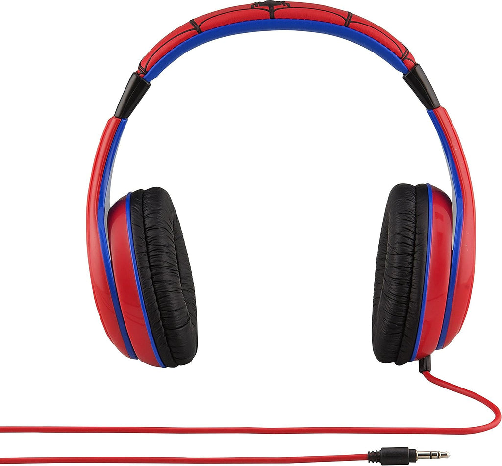 Auriculares Marvel Spiderman, auriculares para jóvenes con limitador de volumen incorporado y los niveles de sonido aptos para los niños