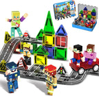 Mini sistema de construcción de carreteras de azulejos magnéticos