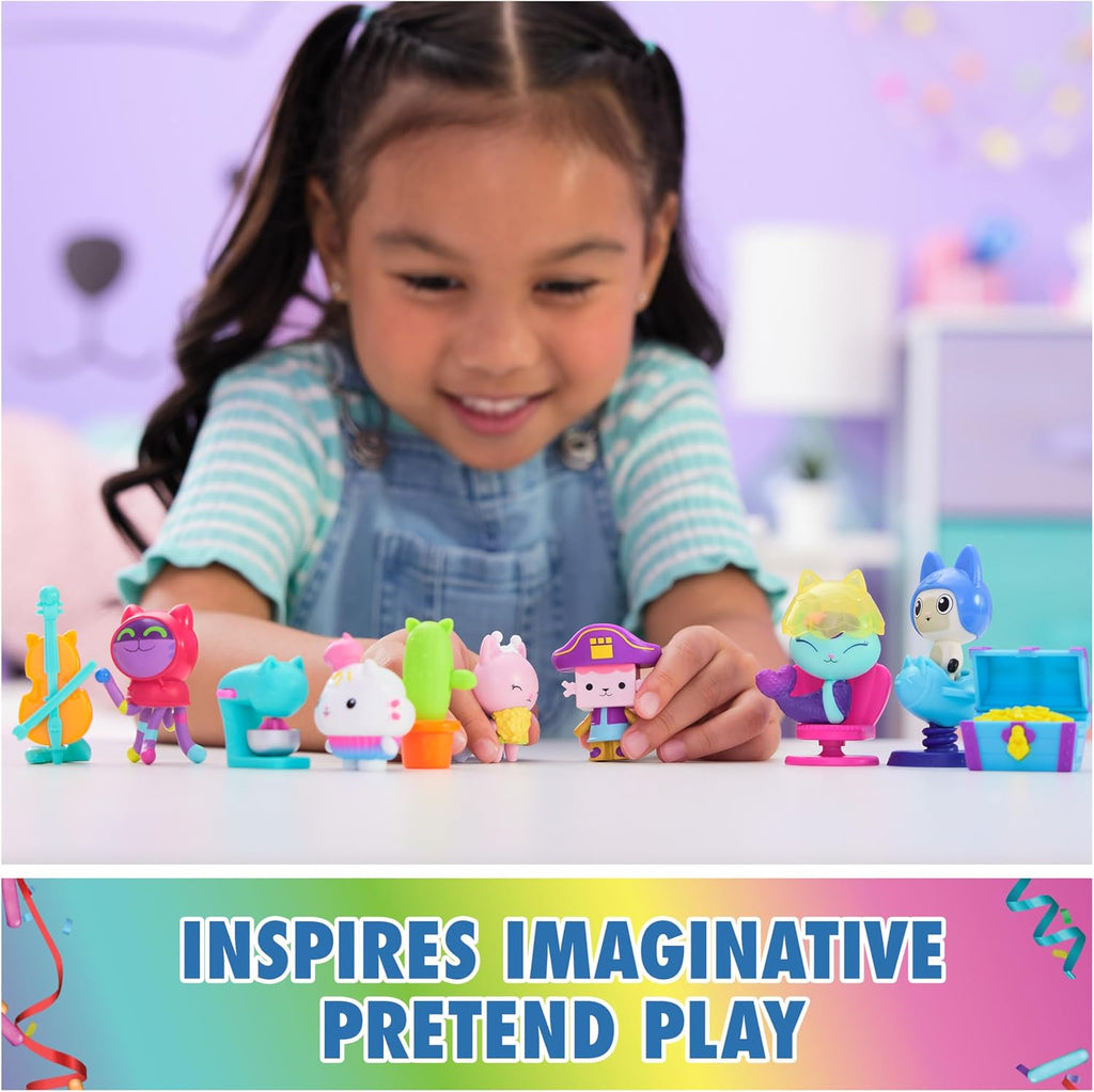 Gabby's Dollhouse, 12-Piece Story Figures Gift Pack con Accessories