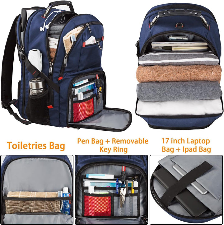 LTINVECK - Mochila para laptop de viaje, mochila extra grande para...