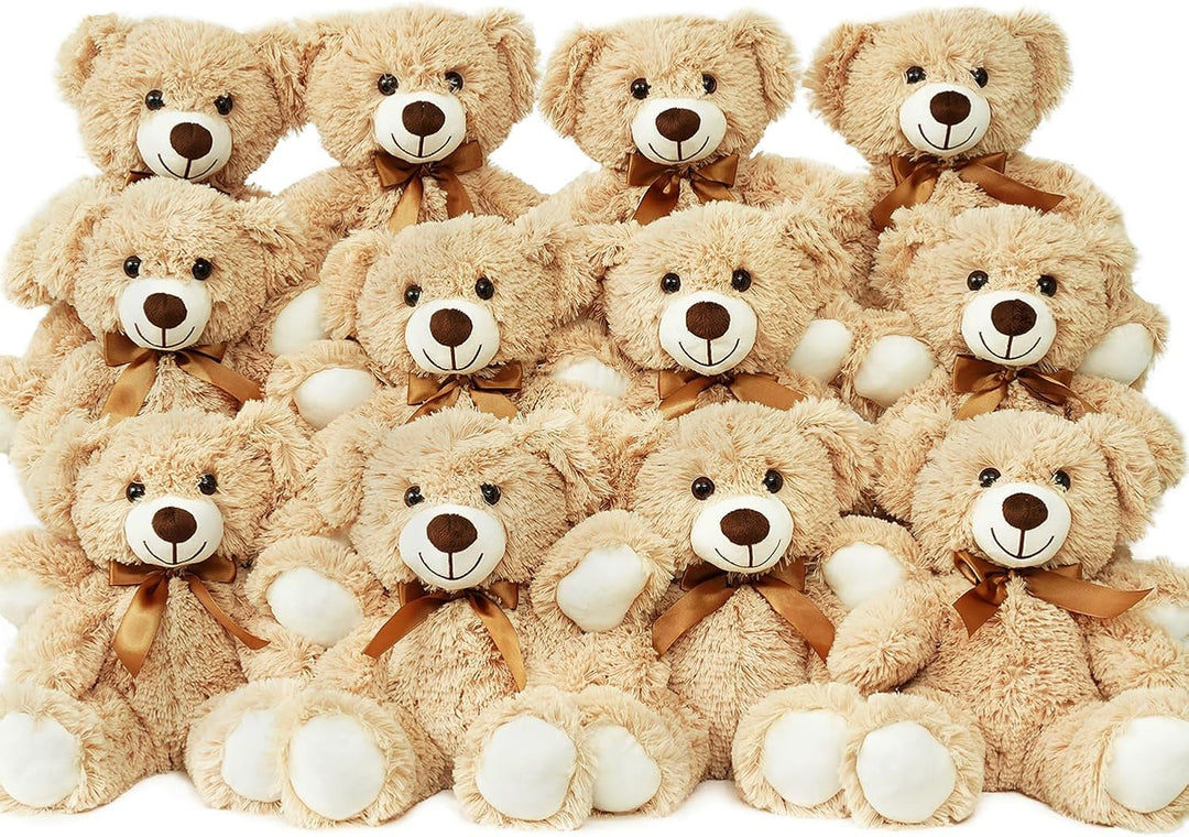 LELELONG Paquete de 12 Osos de Peluche 34.3 cm Osos de Peluche Pequ...