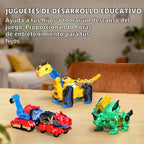 Juego de juguetes de robot transformador de dinosaurios 6 en 1 Eohemeral