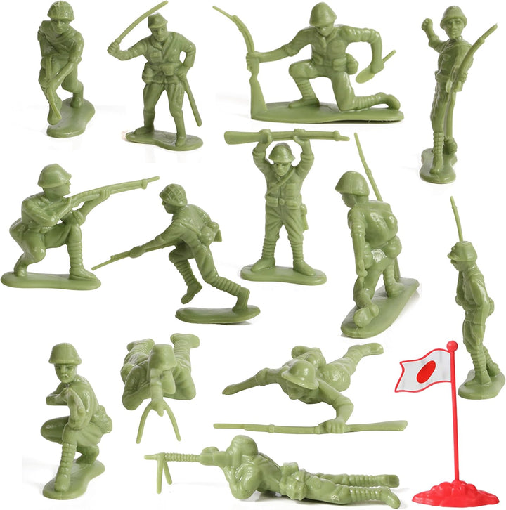 Huge Set de base militar, 300 piezas, 200 soldados y 100 accesorios...