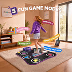Dance Mat Toys con Bluetooth, Electronic Dance Pad para 3-12 Años