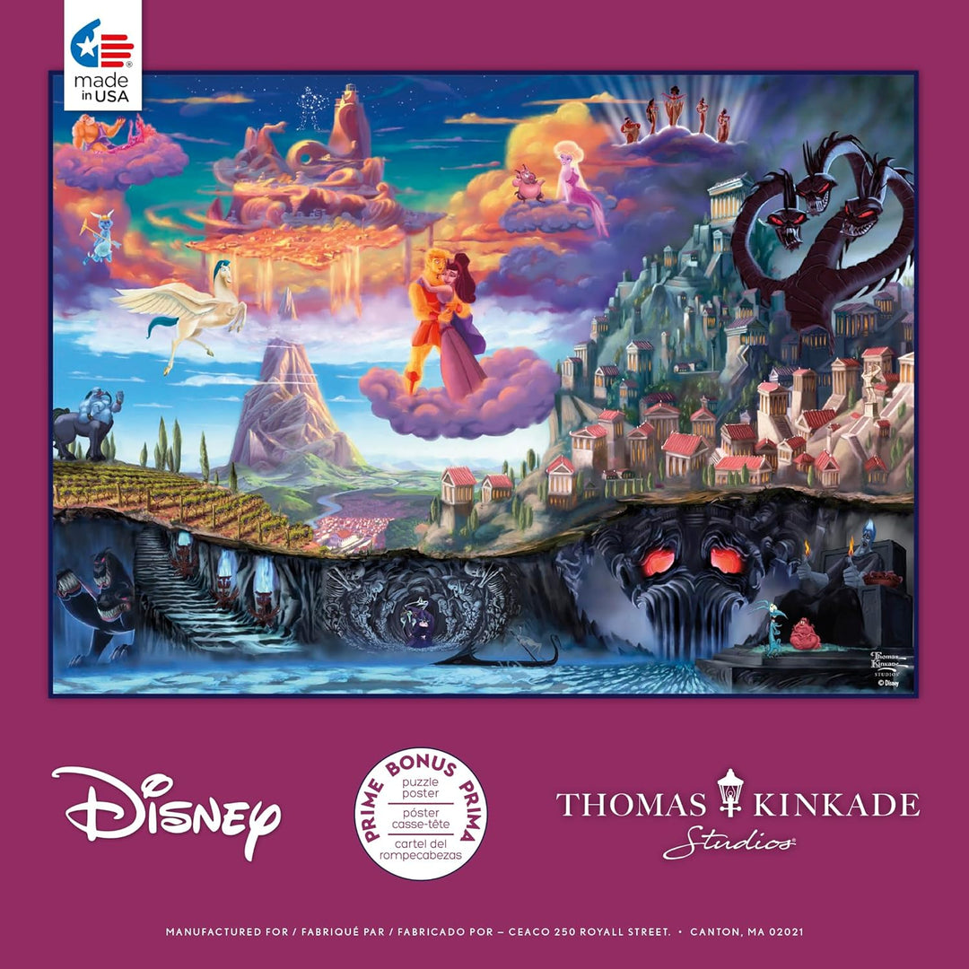 Ceaco - Thomas Kinkade - Disney - Hércules - Rompecabezas