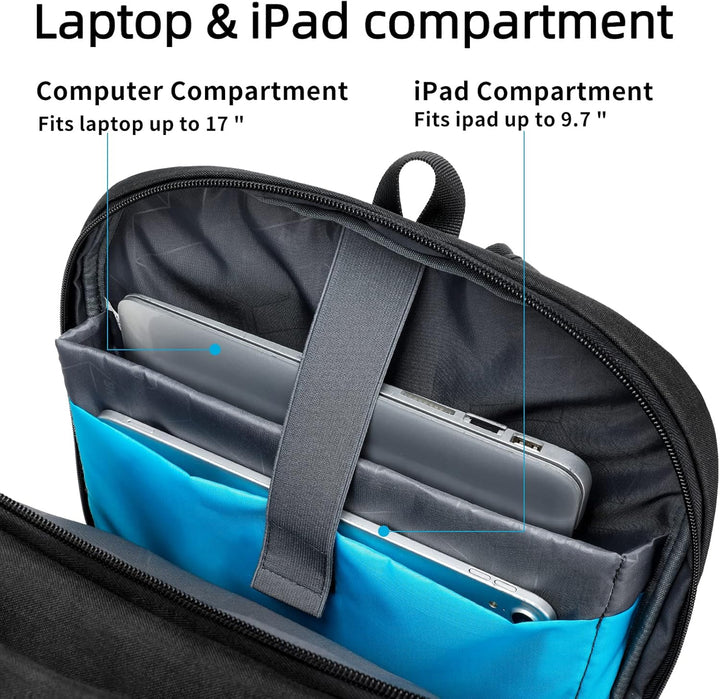 DUSLANG Mochila para laptop de 17 pulgadas para viajes con mochila...