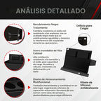 C&T - Juego de estante magnético para caja de herramientas de 4 piezas, bandeja y soporte, juego de bandeja magnética para caja de herramientas, caja de herramientas para almacenamiento en estante