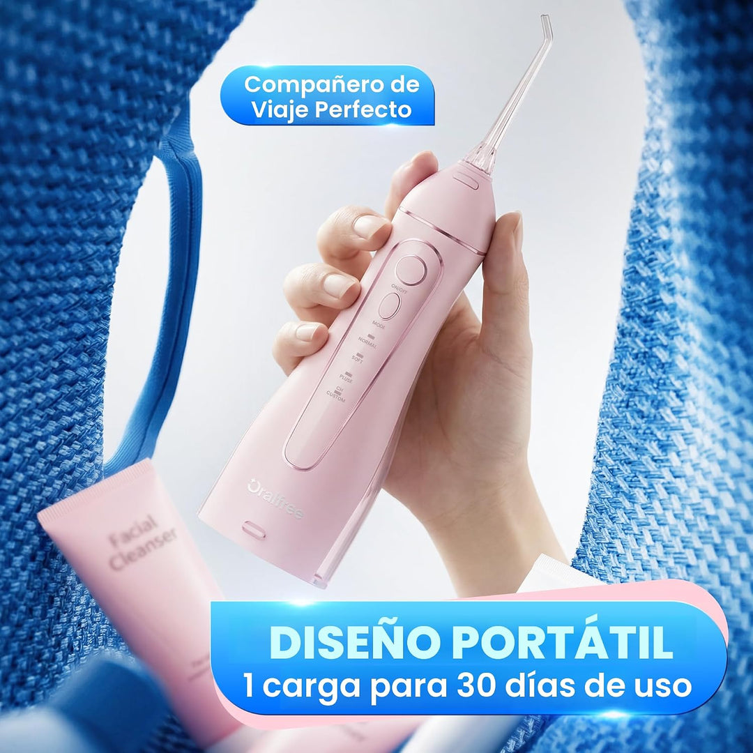 Oralfree Irrigador de agua con púas dentales - Irrigador oral inalá...