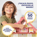 Bluey XL House Playset, luces interactivas, sonidos y pista de baile