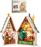 Rolife Kit de casa de muñecas en miniatura de madera, kit de bricolaje de casa de madera en miniatura para adultos para construir, rompecabezas de madera en 3D coleccionable para decoración del hogar