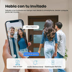 Lockly Vision Cerradura Inteligente con Cámara de Video/Timbre de Audio de 2"