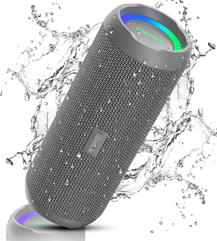 RIENOK - Bocina Bluetooth 30W portátil con emparejamiento dual, son...