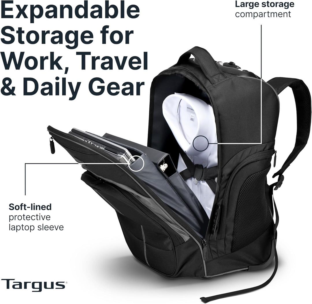 Targus - Mochila compacta con ruedas de 16 pulgadas - Maletín para...