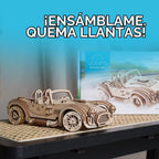 UGEARS Drift Cobra Racing Car - Rompecabezas de madera 3D para adultos