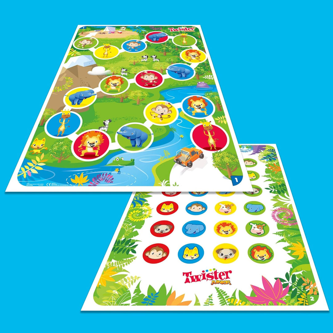 Hasbro Gaming Twister Junior Game Animal Adventure 2 caras