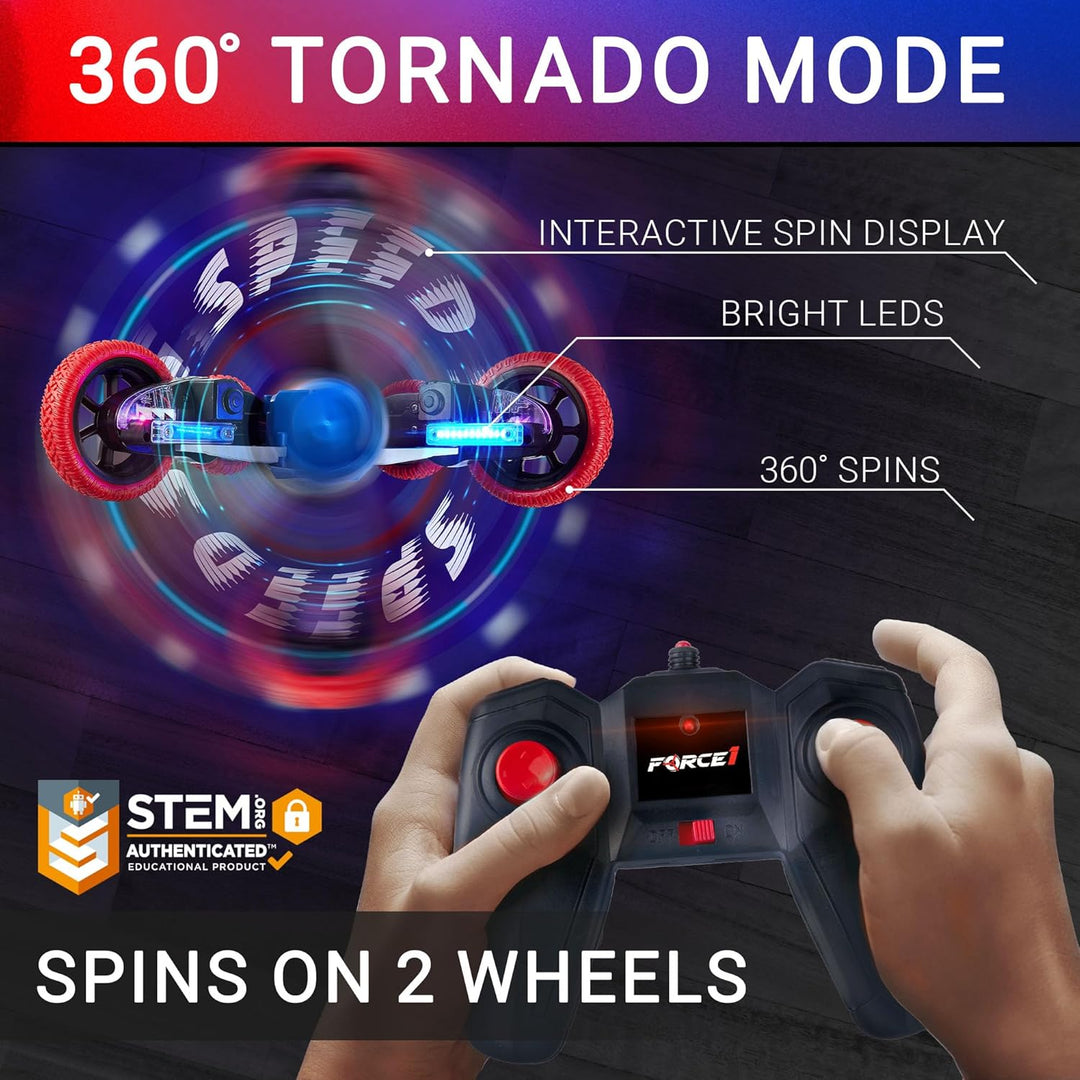 Force1 Tornado+ - Auto de control remoto para niños - Autos RC rápi...