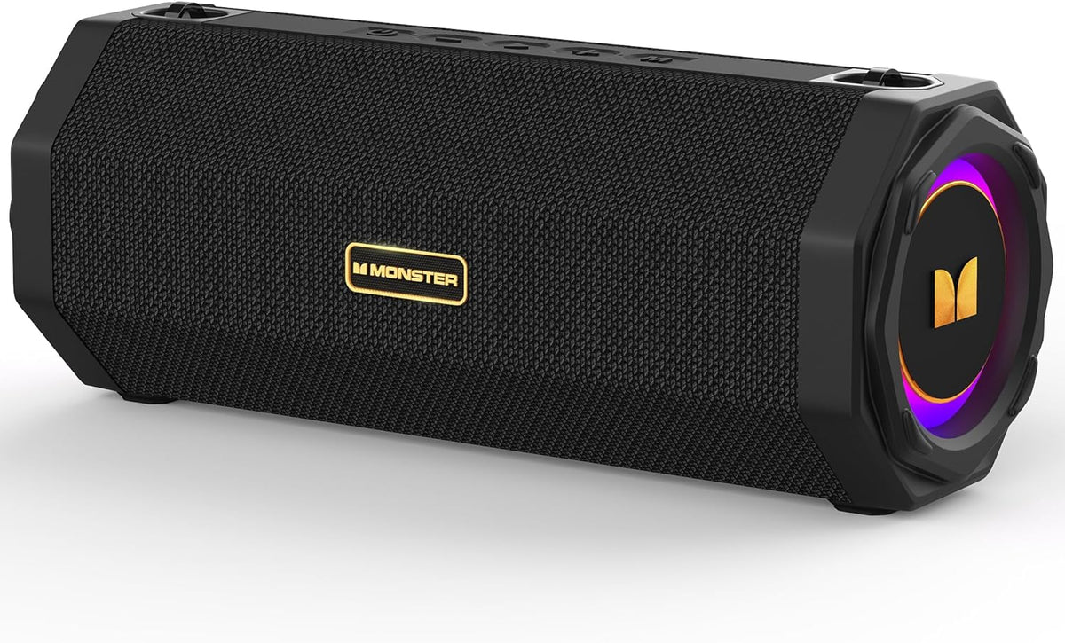 Monster Altavoz S200 Altavoz Bluetooth portátil inalámbrico, tiempo...