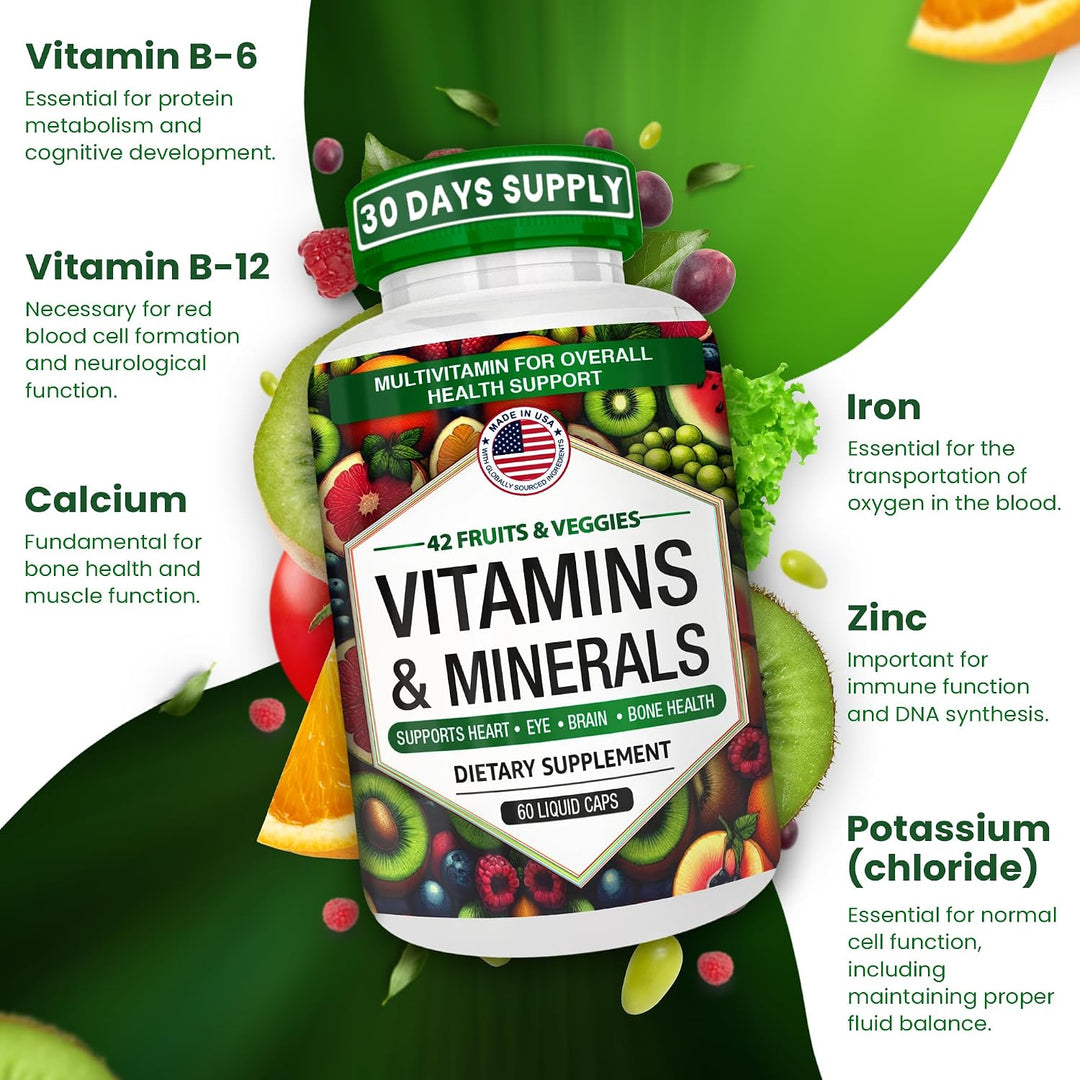 AAMATEC LIFE Cápsulas multivitamínicas\/minerales con zinc y mezcla...