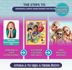 SkillEase Happy or Not, Bingo Emociones y Sentimientos Actividad para Habilidades Sociales, Actividades de Aprendizaje Social Emocional, Juego de Terapia y Consejería para Niños, Juego de Terapia del Habla,