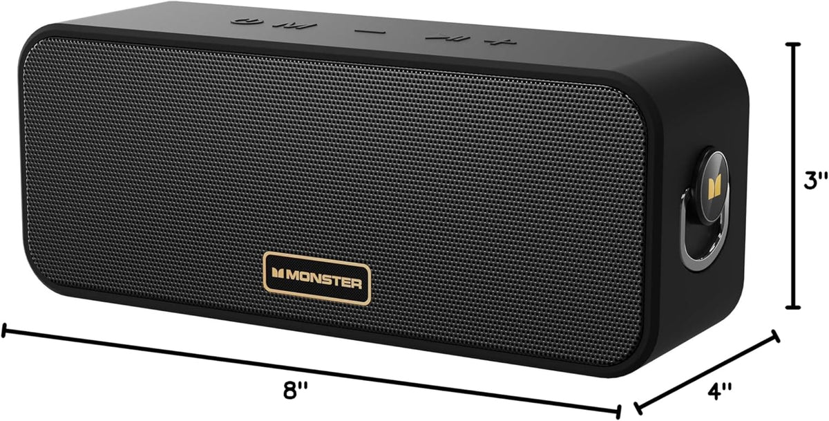 Monster Altavoz Bluetooth S180, altavoz inalámbrico de 40 W con tie...