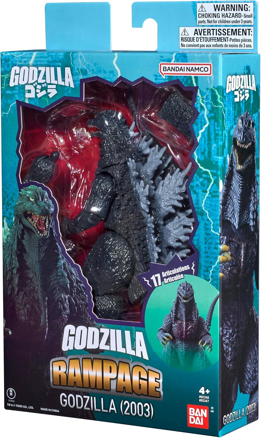 BANDAI Namco - Godzilla 2003 - Godzilla Rampage - Figura de acción de 6