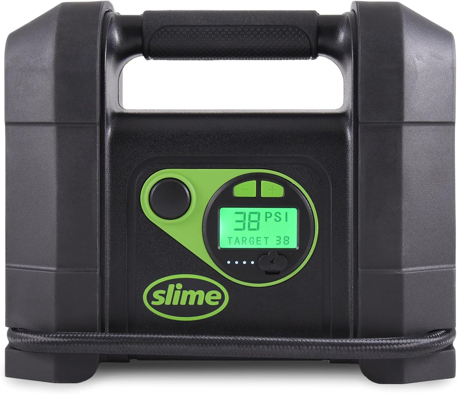 Slime 40080 Inflador de neumáticos inalámbrico, bomba de compresor...