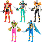 Power Rangers Dino Fury Paquete de Equipo, Figuras de Acción de 6 Pulgadas, Juguetes para Niños y Niñas de 4 Años, Set de Figuras de Acción, Juguetes de Superhéroes (Exclusivo de Amazon)