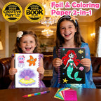 FUNNYB&G - Artesanía de papel de aluminio para niños, sirenas de Halloween