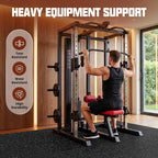 Suelo de gimnasio 0.56"/ 0.79" de grosor con parte superior de goma, tapete