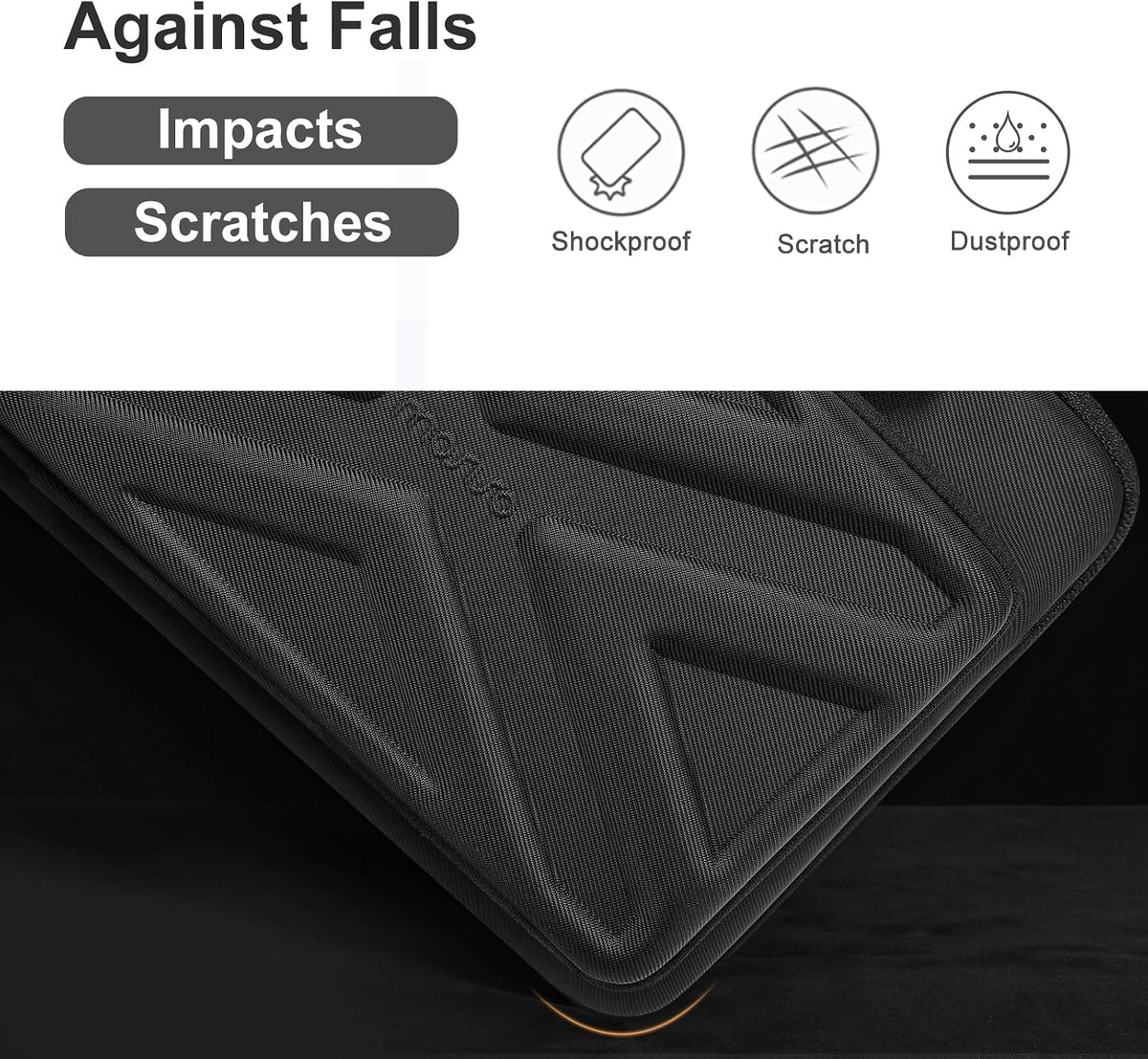 MOSISO Bolsa para computadora portátil para hombre, bolsa de comput...