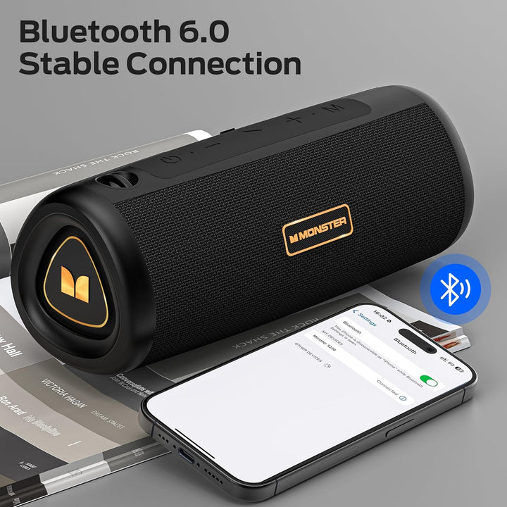 Monster Altavoz Bluetooth S230, altavoz inalámbrico con sonido esté...