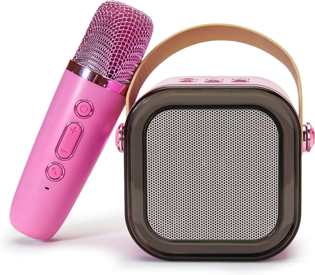 FAO Schwarz Altavoz de karaoke Bluetooth con micrófono inalámbrico