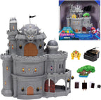 The Super Mario Galaxy Movie – Juego de castillo Bowser de 3 pisos de lujo de 12 pulgadas con figura de Bowser de 1.5 pulgadas, piano, árbol bonsái, pinturas activadas por calor y mucho más