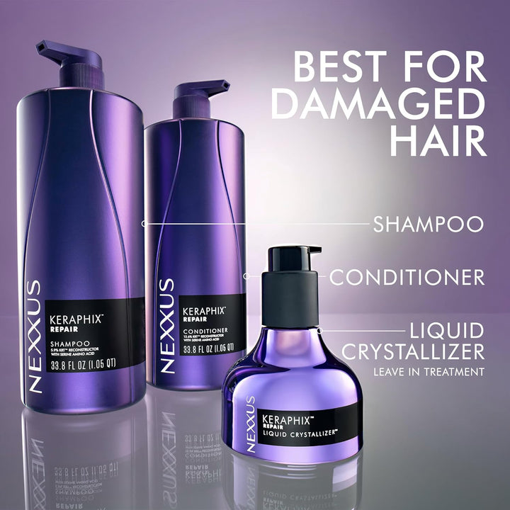 Nexxus KERAPHIX - Cristalizador líquido para fortalecer el cabello,...