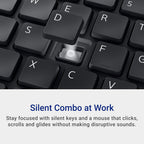 Dell KM555 Teclado y Mouse Silenciosos - 18 Teclas de Acceso Direct...