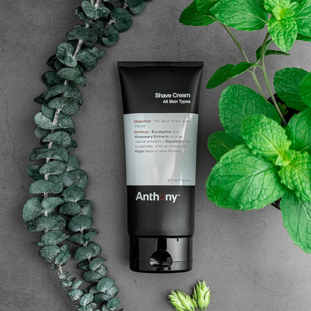 Anthony Crema de afeitar para hombre para pieles sensibles: extract...