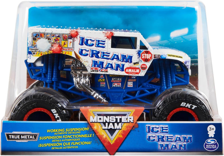 Monster Jam, camión monstruo oficial de Ice Cream Man, vehículo fun...