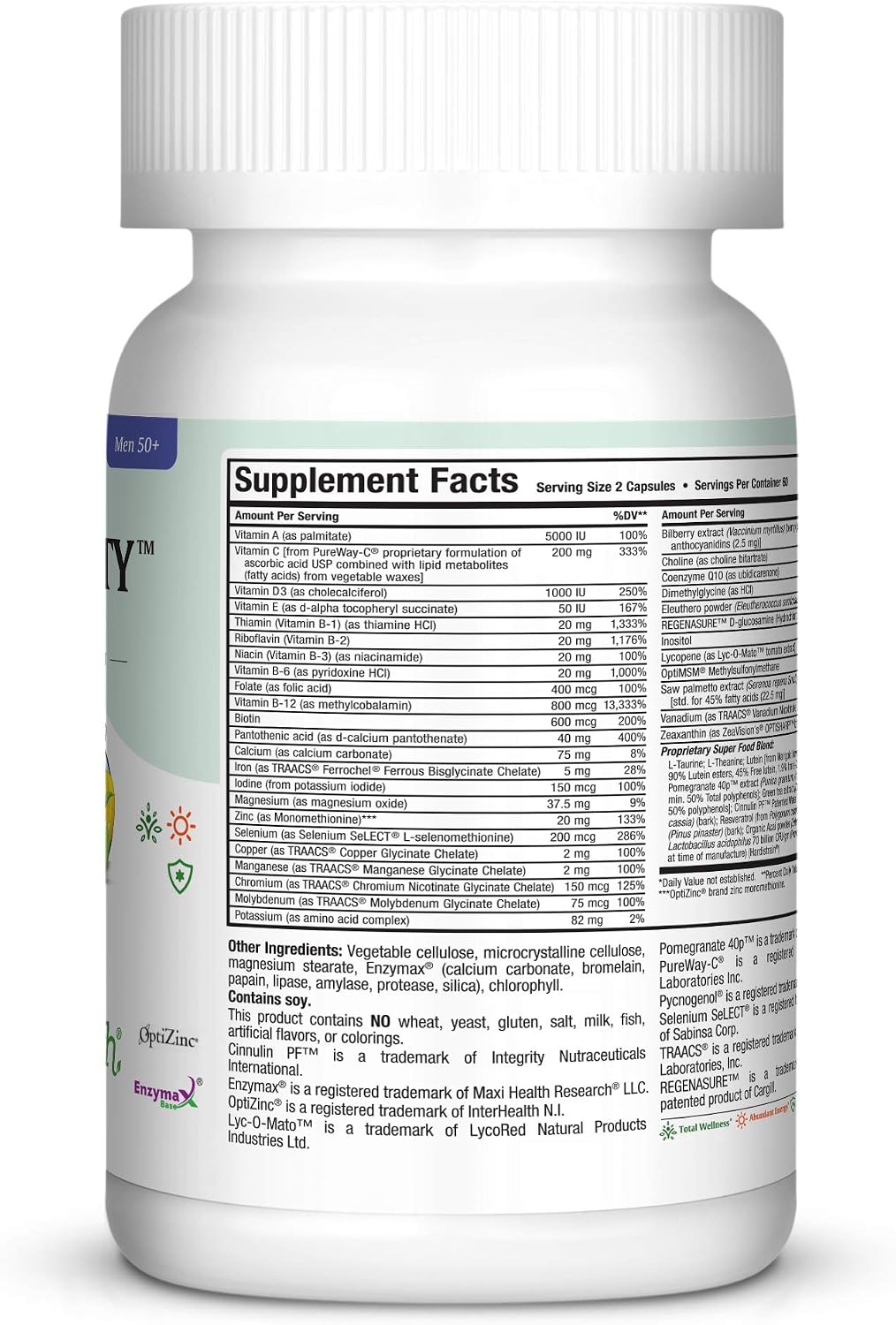 Multivitamínico 50 Plus \u2013 Multivitamínico diario de más de 50...