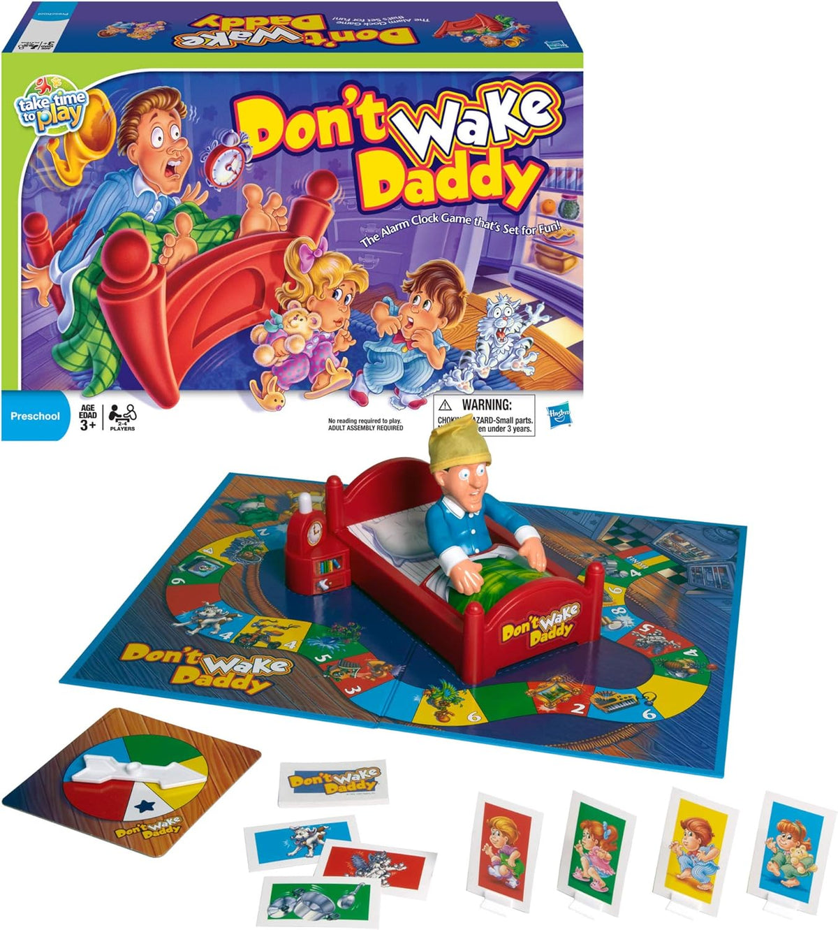Hasbro Gaming Juego de mesa preescolar Dont Wake Daddy