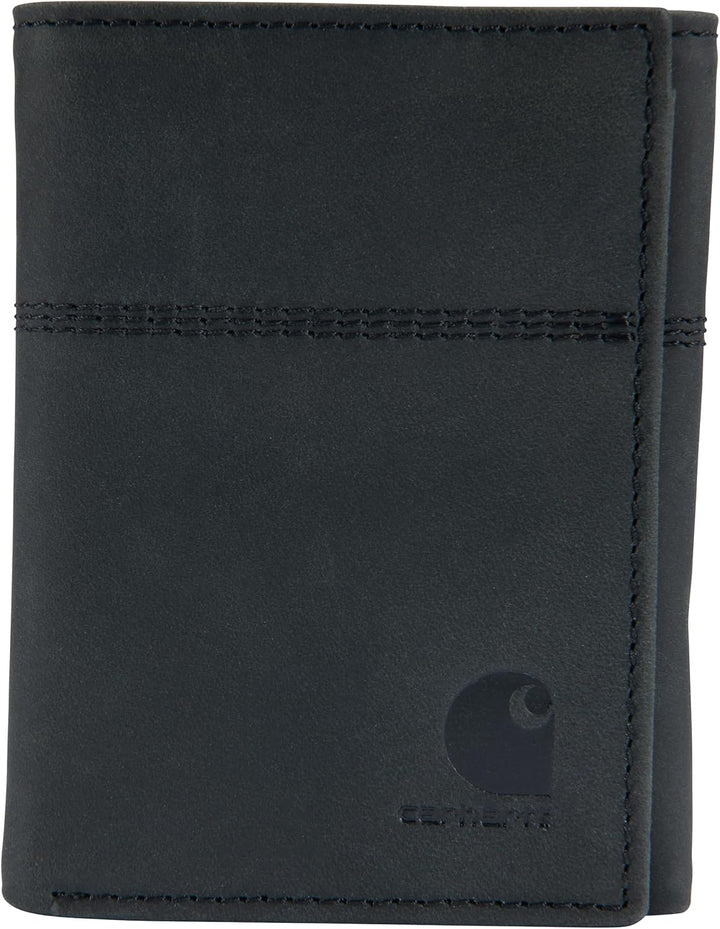 Carhartt Men's Casual Saddle Leather Wallets, Available in Mult...